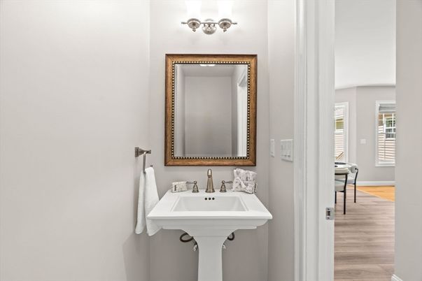 Bathroom, Interior, Wood Texture Flooring