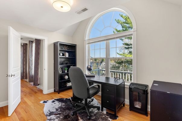 Home Office, Interior, Wood Texture Flooring