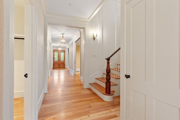 Chandelier, Interior, Wood Texture Flooring