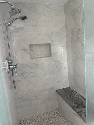 Bathroom, Interior, Marble Walls