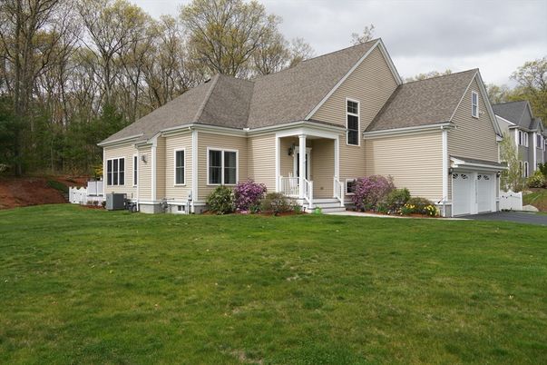 Attached, Backyard, Exterior, Facade, Farmhouse