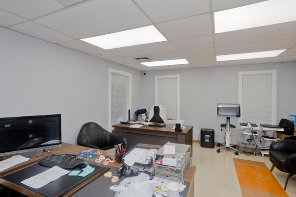 Home Office, Interior, Recessed Lighting