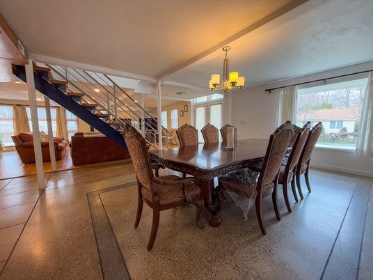 Chandelier, Dining room, Interior