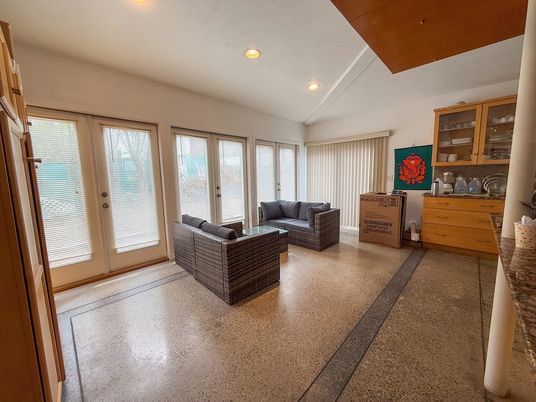 Interior, Living room, Recessed Lighting