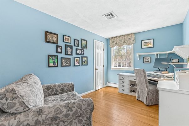 Home Office, Interior, Wood Texture Flooring