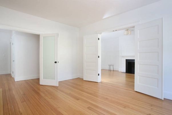 Empty room, Fireplace, Interior, Wood Texture Flooring