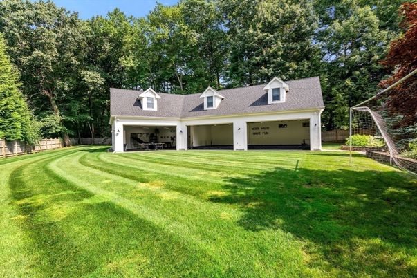 Attached, Backyard, Exterior, Facade, Cape Cod
