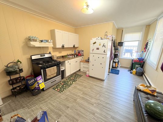 Interior, Kitchen, Wood Texture Flooring