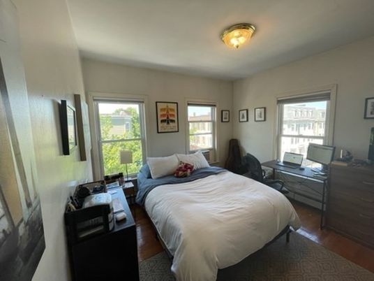 Bedroom, Home Office, Interior, Wood Texture Flooring