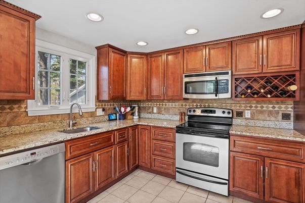 Interior, Kitchen, Recessed Lighting, Stainless Steel Appliances