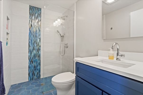 Bathroom, Glass Shower, Interior
