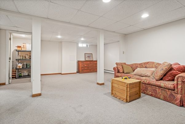 Interior, Living room, Recessed Lighting