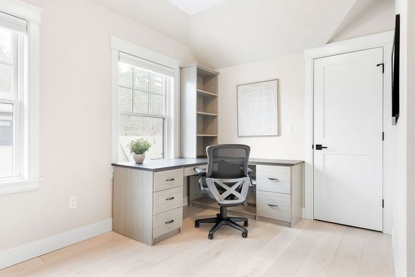 Home Office, Interior, Wood Texture Flooring