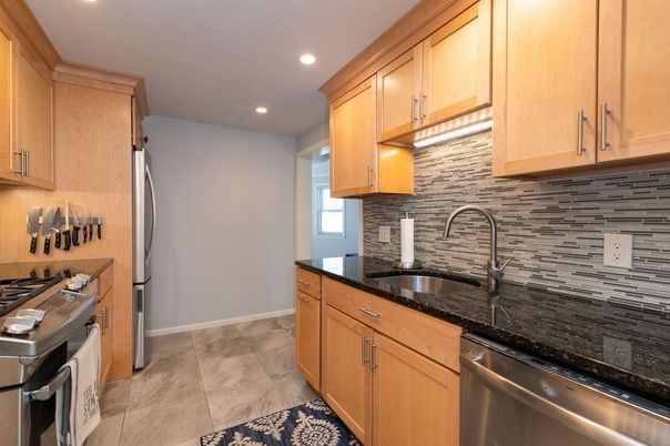 Interior, Kitchen, Recessed Lighting, Stainless Steel Appliances