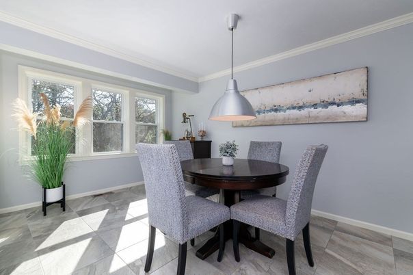 Dining room, Interior, Pendant Lights