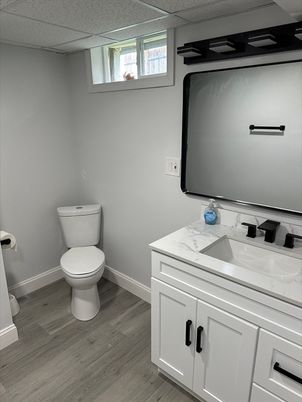 Bathroom, Interior, Wood Texture Flooring
