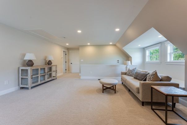 Interior, Living room, Recessed Lighting