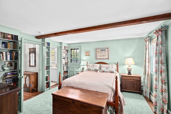 Bedroom, Interior, Wooden Beams
