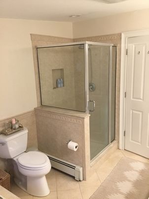 Bathroom, Glass Shower, Interior