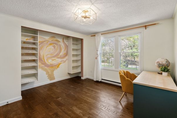 Home Office, Interior, Wood Texture Flooring