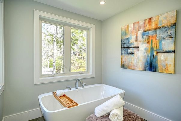 Bathroom, Free Standing Baths, Interior, Recessed Lighting