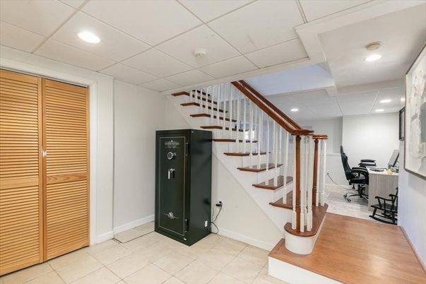 Home Office, Interior, Recessed Lighting
