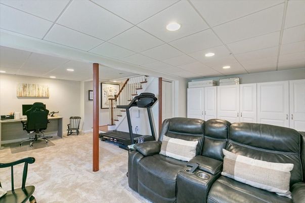 Fitness Equipment, Home Office, Interior, Recessed Lighting
