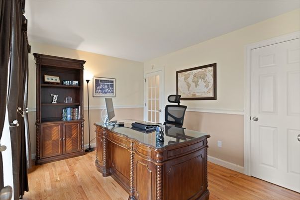 Home Office, Interior, Wood Texture Flooring