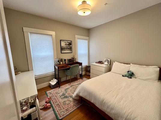 Bedroom, Home Office, Interior, Wood Texture Flooring