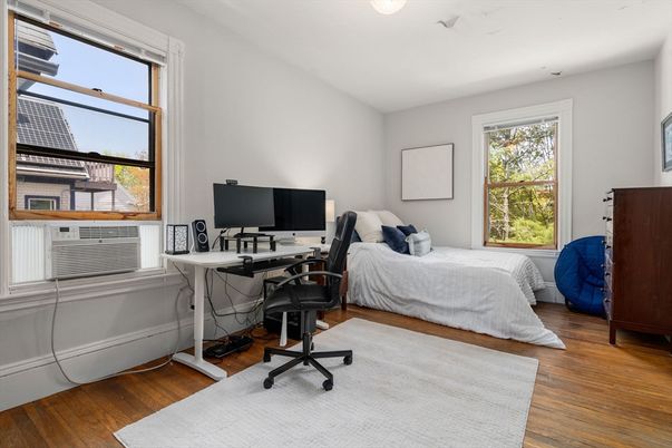 Bedroom, Home Office, Interior, Wood Texture Flooring
