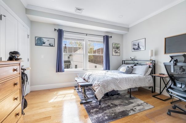 Bedroom, Home Office, Interior, Wood Texture Flooring