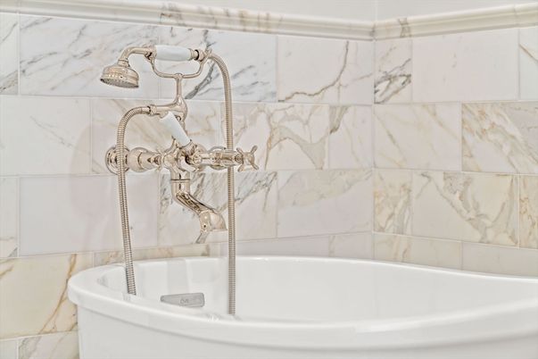 Bathroom, Interior, Marble Walls