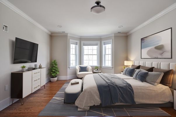 Bedroom, Interior, Wood Texture Flooring