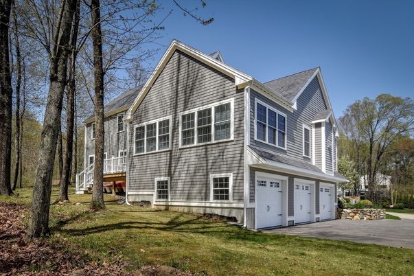 Attached, Backyard, Exterior, Facade, Farmhouse