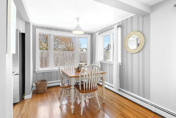 Dining room, Interior, Wood Texture Flooring