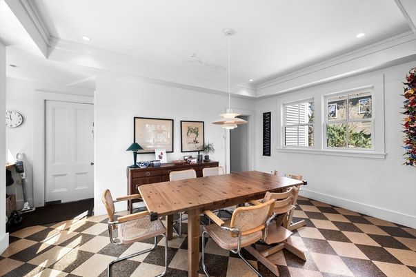 Dining room, Interior, Pendant Lights, Recessed Lighting