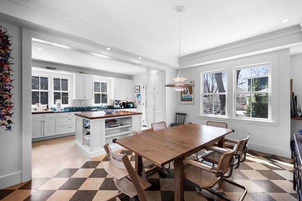 Dining room, Interior, Kitchen, Pendant Lights, Recessed Lighting
