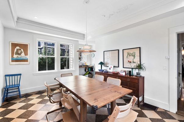 Dining room, Interior, Pendant Lights, Recessed Lighting