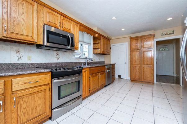 Interior, Kitchen, Recessed Lighting, Stainless Steel Appliances