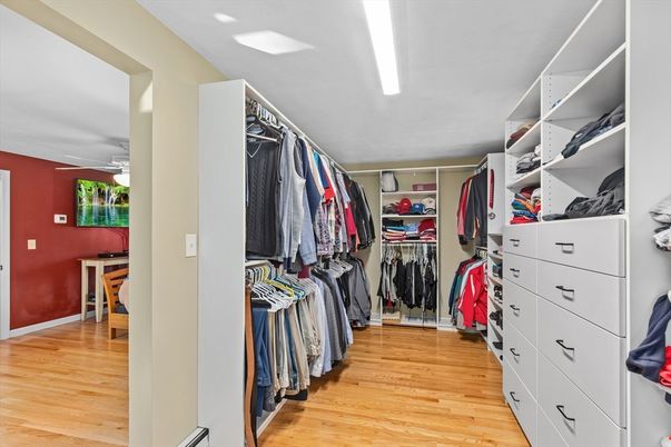 Interior, Recessed Lighting, Walk-in Closets, Wood Texture Flooring