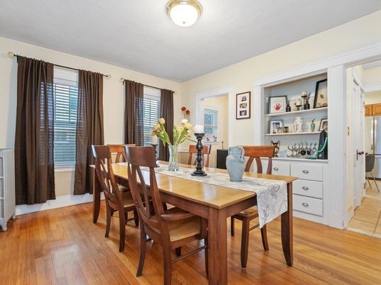 Dining room, Interior, Wood Texture Flooring