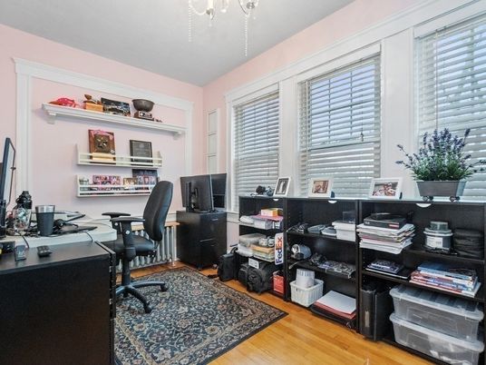 Home Office, Interior, Wood Texture Flooring