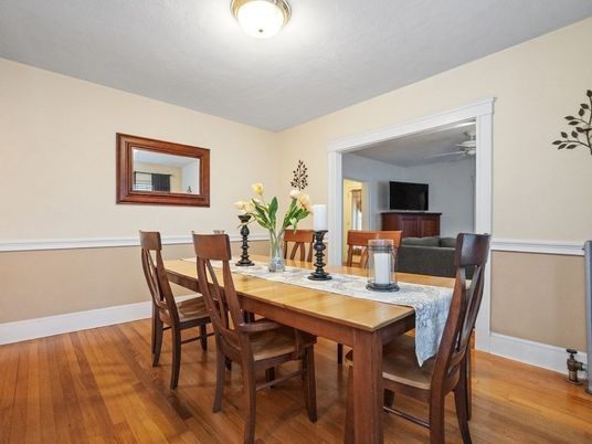 Dining room, Interior, Wood Texture Flooring
