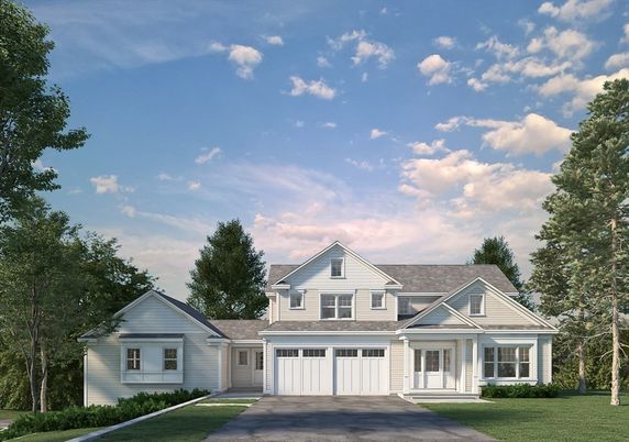 Attached, Exterior, Facade, Farmhouse