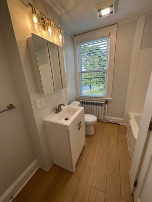 Bathroom, Interior, Wood Texture Flooring