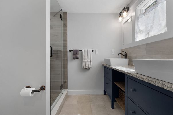 Bathroom, Glass Shower, Interior