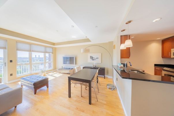 Dining room, Interior, Kitchen, Living room, Pendant Lights, Recessed Lighting, Wood Texture Flooring