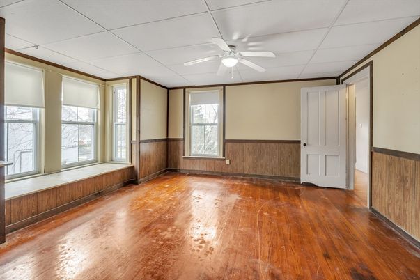 Empty room, Interior, Wood Texture Flooring