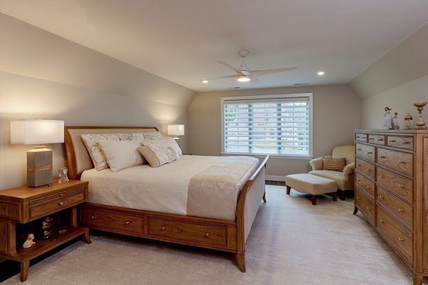 Bedroom, Interior, Recessed Lighting