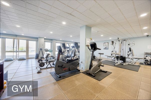 Fitness Equipment, Gym, Interior, Recessed Lighting
